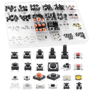 QTEATAK 240 Pcs 24 Value Micro Momentary Tactile Push Button Switch Tact Assortment Kit