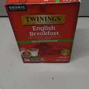 Twinings Decaffeinated English Breakfast Black Tea K-Cup Pods for Keurig, 24 Count (Pack of 1), Smooth, Flavourful, Robust, Enjoy Hot or Iced (EXP 10/28/28)
