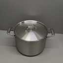 Misen 5-Ply Stainless Steel Stockpot  Large Cooking Pot for Boiling, Simmering & Stewing - Consistent, Even Heating - Durable, Dishwasher Safe  Oven-Safe to 800F, Induction Ready - 8 QT