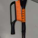 YeewayVeh 35 inch Ice Scrapers for Car Windshield, Extendable Snow Brush for Car with Foam Grip & Additional Handhold, 2 in 1 Detachable & Scratch-Free Snow Scraper for Car Truck SUV, Orange