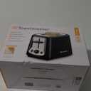 Toastmaster 2-Slice Cool Touch Toaster, black with stainless accent