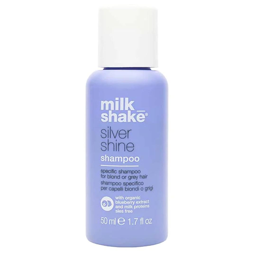 milk_shake Silver Shine Purple Shampoo for Blonde Hair - Blonde Shampoo for Brassy Hair 100% SLES-Free (1.7 Fl Oz (Pack of 1))