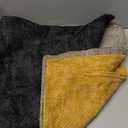 MIULEE Pack of 4 Couch Throw Pillow Covers 20x20 Inch Gold Soft Decorative Chenille Pillow Covers Farmhouse Accent Cushion Covers for Boho Spring Home Decor Sofa Bedroom Living Room