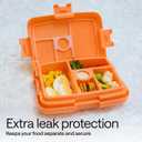 Bento Box with Hot & Ice Packs  5 Leakproof Containers, Insulated Lunch Box for Women, Men, Kids & Toddlers  Heated Thermal Food Warmer  Reusable Snack Boxes for Daycare, School & Meal Prep Thermos (Bright Orange)