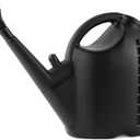 5 Gallon Watering Can Outdoor, Made in USA, Large Fill Hole & Long Spout & Handle for Ease of Use, Removable Nozzle, Outdoor & Indoor Use, Black