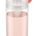 2pcs B.Well 2 In 1 Misting Water Bottle, Pink 20 OZ