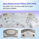 2 Pack Spas Replacement Pillow (6472-964) Fits 2009 to 2017 Sundance 880 Series Spas