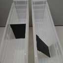 Quantum Storage Systems QSB808CL STORE-MAX Part Organizer Clear Bins 18" L x 9" W x 8" H 10 Pack