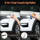 Stealth Grey(PN01) Touch Up Paint for tesla ModelY/3/X/S,2-In-1 Car Scratch Remover Pen,Car Paint Scratch Repair Kit for Scratches,Chips & Nicks,2-PCS SET