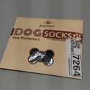 EXPAWLORER Anti Slip Dog Socks to Prevent Licking Paws, Dog Shoes for Hot Pavement, Dog Booties for Small Medium Large Senior Dogs, Traction Control Boots & Paw Protectors for Hardwood Floors (Medium (4 Count), Khaki)