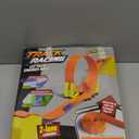 Nicmore Flexible Race Track Toy Set: 15ft DIY Bendable Ramp with Suction Cups  Portable Roll-Up Car Track for Kids Compatible with 1:64 Diecast Cars  Birthday Christmas for Boys Girls Ages 3+