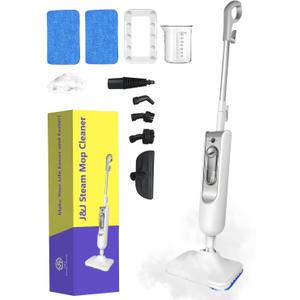 Steam Mop for Floor Cleaning, Effortless Ergonomic Design Floor Steamer for Hardwood and Tile, Adjustable Steam Modes, 1500W High Power, 16.4ft Cord, 400Ml XL Tank, 2 Washable Pad (1) (6)