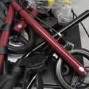 Rollator Walker with Seat, Foldable Rolling Medical Walker with 6" Wheels, Aluminum Frame Supports Up to 300 lbs