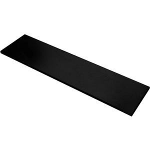 SSWBasics Laminated Black Melamine Shelf Board, 48L x 12W, Durable and Sleek Cabinet Replacement Shelves, Sturdy and Stylish Shelf Boards for Retail, Thrift, Business, Home, or Office