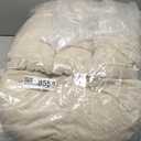 Rocking Chair Cushion - Chenille Fabric, High-Density Sponge, Durable Comfort Double-Sided Tufted Seat Pads with Ties, ChenilleOyster White, 44x19x4 inch