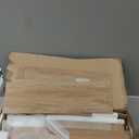 ChooChoo Arched Wall Cabinet with Acrylic Doors, Adjustable Shelf, Rustic Wood Wall Mounted Storage Cabinet for Bathroom, Kitchen, Entryway, Living Room Decor