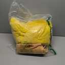 4 Pcs Hospital Bed Sheets Set, Soft Knitted Standard Sheets Quality, Include Fitted Sheet, Quilt Cover, Pillow Case and Blanket (Yellow)