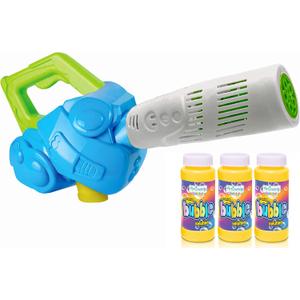 ArtCreativity Bubble Leaf Blower with 3 Refill Solutions, Bubble Toys for Toddlers 1-3, Birthday Gift Toys, Fun Outdoor Bubble Machine for Kids, Summer Outdoor Activities for Kids Ages 3-5