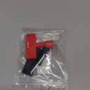 T-Handle Water Valve Key Set Compatible with Viega Manabloc & MiniBloc PEX Manifold  New & Old Style Diamond Stem Sizes  2 Pack (Red Large + Black Small) with Keyrings