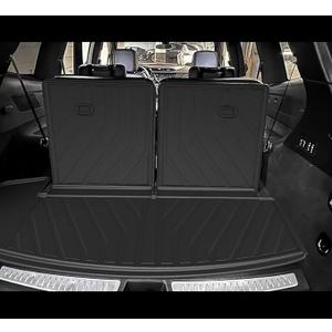 Cargo Liner & Third Row Seat Back Mats Custom Fit for Cadillac XT6 2020–2025, TPE All Weather Waterproof Rear Cargo Mat Rear Trunk Liner Back Seat Cover Protector Trunk Mat Tray Pad Boot