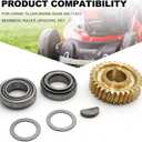EATAKWARD MTD Troy-Bilt Horse Tiller Tine Shaft Worm Gear Replacement Kit, Replaces GW-11527 11527 GW-1064 1064