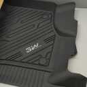 3W Floor Mats Fit for Dodge Ram 1500 Crew Cab 2025-2026(with Rear Under-Seat Factory Storage Bucket Seat), TPE All Weather Custom Fit Floor Liner for Ram 1500 Accessories Car Mats, Black