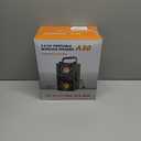 Bluetooth Speaker, 40W (60W Peak) Portable Wireless Speaker with Colorful Lights, Double Subwoofer Heavy Bass, FM Radio, MP3 Player, Bluetooth 5.0, Loud Stereo speakers for Home Outdoor Party Camping