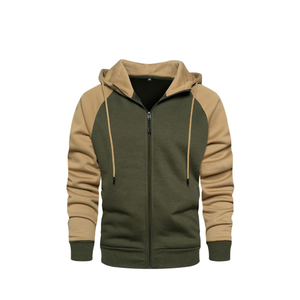 MANTORS Mens Fleece Jackets Contrast Hoodies Lightweight Sweatshirt Color Block Jacket Coats, Small