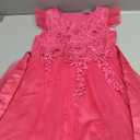Flower Girls Maxi Dress Bridesmaid Wedding Pageant Party Princess Communion Floral Boho Vintage Lace Dance Gown, 7-8Y