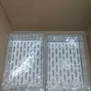 Diskary Fridge Organizer, Stackable Refrigerator Organizer Bins, Reusable Food Storage Containers, Fridge Drawer Organizer in Home Kitchen, Barbecue Shop, Restaurant, BPA-Free (2 Drawers, Medium)