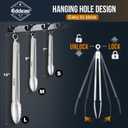 Eddeas 2 Pcs 7 Inch Small Tongs, Heavy Duty Stainless Steel Kitchen Tongs, For Cooking, Food, Buffet, Salad, Fruits, Bread, Dishwasher Safe