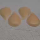 Sticky Bra Push Up 2 Pairs, Adhesive Bras Invisible Strapless Backless Bras for Women (Cream+ cream)