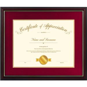 15x18 Document Frame for 11x14 Diploma/Certificate/Picture