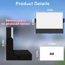 ledmo LED 150W Wall Pack Light Outdoor Switch Control Freely Rotating LED Wall Mount Light 5000K Waterproof Black Modern Flood Security Lighting Fixture for Warehouse Shop Barn Building4 Pack