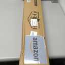 Heybly Luggage Rack, Folding Suitcase Stand with Storage Shelf, Luggage Holder with 5 Nylon Straps for Guest Room Bedroom Hotel, Walnut, HLR010WB1