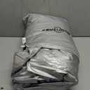 MORNYRAY Waterproof Car Cover All Weather Snowproof UV Protection Windproof Outdoor Full Truck Cover, Universal Fit for (Fit Truck Length 210-230 inch,All Silvery)