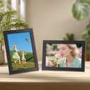 HORLIMER 4x6 Picture Frame Set of 12, Black Picture Frames Display 4 by 6 Photo for Wall or Tabletop