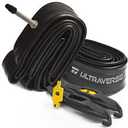 Ultraverse Bike Inner Tube for 26, 27.5, 29 X 1.75/1.95/2.10/2.125 inch Bicycle tire Sizes with Presta Valve - Rubber Tubes for Mountain and Trail, Cruisers, MTB, and All Terrain Bikes – Set of 2