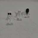 3D Printed Ghost Figurine Computer Monitor Decor,Halloween Ghost Ornament,Ghost Decoration for Car Center Console, TV, Photo Album, Flower Pot, and Office,Set of 3