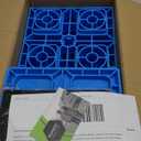 RVMATE 12 Pack RV Leveling Blocks, Heavy Duty Camper Leveling Blocks, Levelers for RVs, Reduce Trailer Movement, Trailer Leveling BlocksRV Leveling System Great for Single and Dual Wheels (Blue)