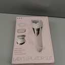 Electric Lady's Epilator,2 in1 Hair Removal Device.Women Shaver for Face,Chin,Arm,Leg,Armpit,Bikini Trimmer,Shave& Epilate,Wide Head for Fast Epilation,Wet & Dry,2 Speeds