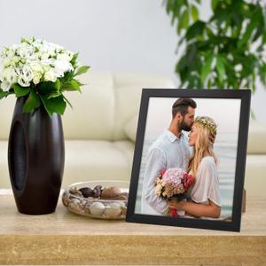 Pack Of 1 8x10 Picture Frames Black for Wall Gallery Collage Photo Frames or Tabletop Display