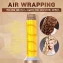 Hair Dryer Brush,Blow Dryer Brush with Attachments,110000 RPM Curly Twist 7 in One Air Style, Professional Ionic Hair Styling Tool, Left & Right Air Curler, Volumizer
