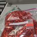 Stunning Red Tinsel Happy Valentines Heart Wreath -17.5" (1 Pc.) - Durable & Elegant, Unique Decor - Perfect for Valentine's Day