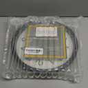 Bernhard Products Black Wall Clock Silent Non Ticking 10 Inch Bold Quality Quartz Battery Operated Round Easy to Read Home/Kitchen/Office/Classroom/School Clocks, Sweep Movement