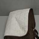 TAOCOCO 100% Waterproof Recliner Cover - Recliner Cover with Non-Slip Granule, Recliner Chair Covers with Elastic Band, Recliner Chair Covers for Reclining Chair(Chocolate, Small-22'')