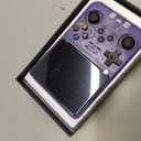 R36s Pro Retro Handheld Game Console, 3.5in IPS , 128GB Preloaded with 40000+Classic Games, Portable Game Console,30 +Game Emulator, Linux System,3500mah Rechargeable Battery (128G Purple)