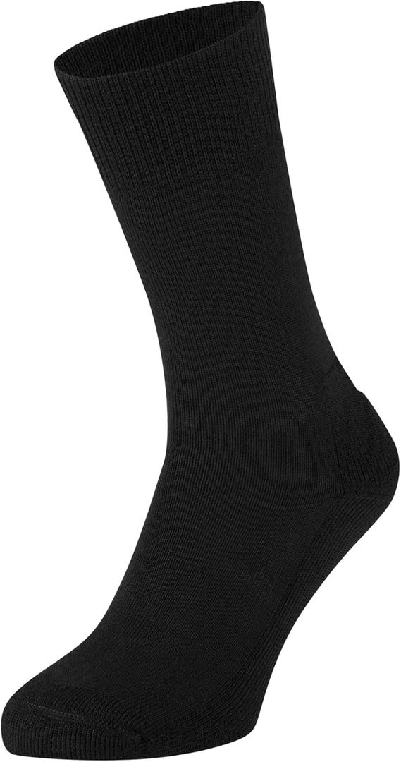 SEALSKINZ Unisex Suffield Merino Liner Wool Sock (Large, Black)
