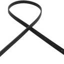 0.5" Wide Replacement Handbags Straps Leather Handle Bag Strap Purse Strap Replacement Strap for Tote Bags Black