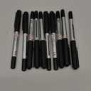 Rollerball Pen Fine Point Pens: 16 Pack 0.5mm Rollerball Pen, Extra Fine Point Pens, Black Fine Tip Liquid Gel Ink Pen Set for Writing, Note Taking, Signature, Office, Journaling, School Supplies